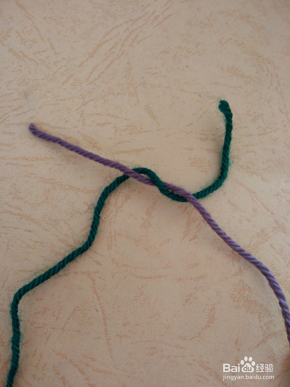毛线打结方法