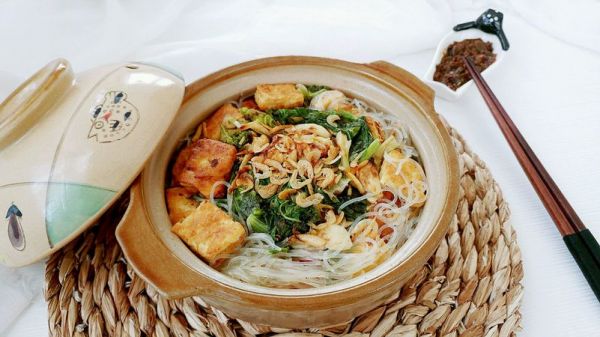 白菜豆腐粉丝虾