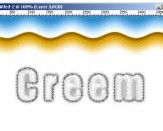 PS制作彩色琉璃字