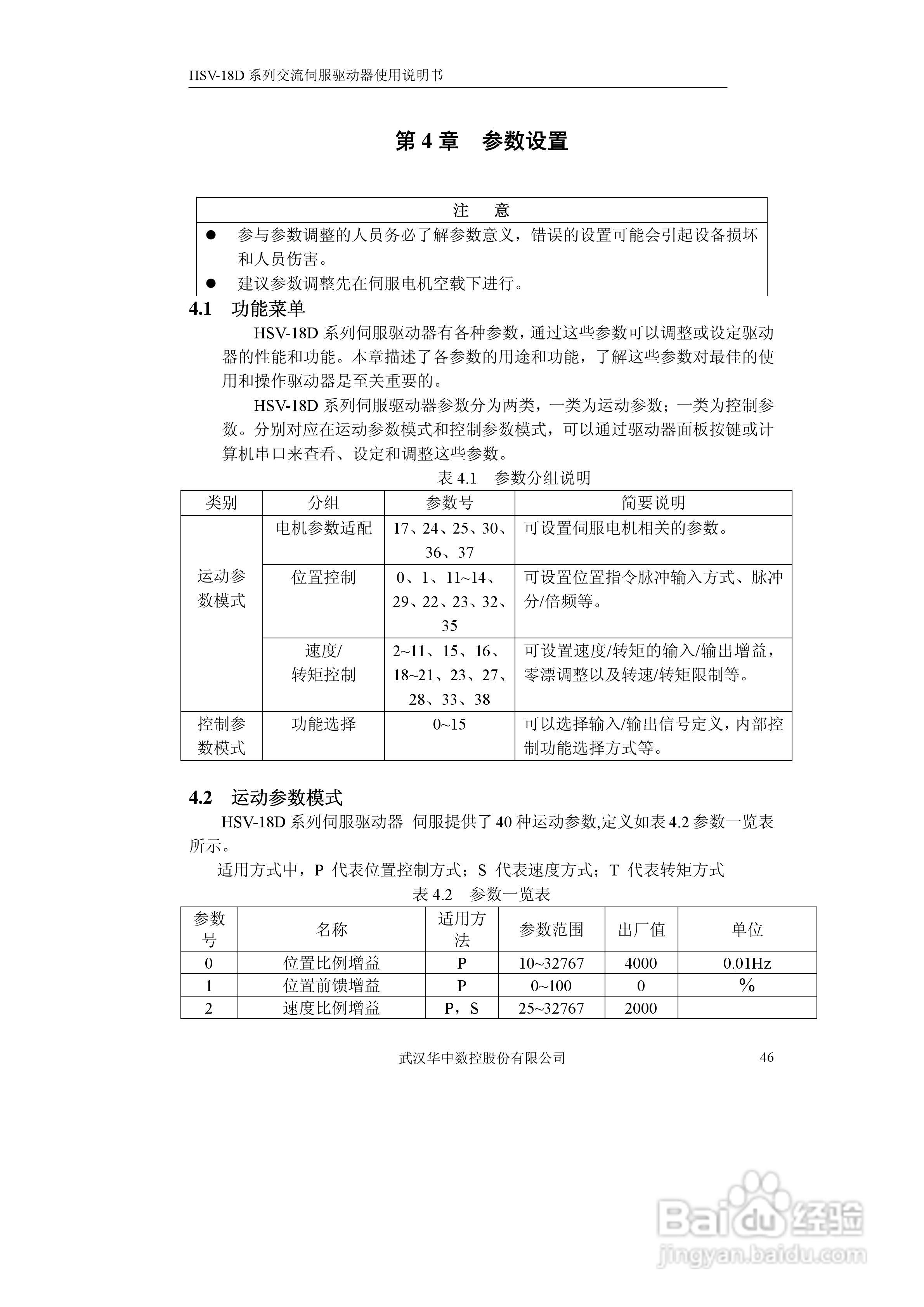 华中数控HVS-18D系列交流伺服驱动器使用说明书:[5]