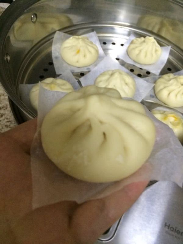 奶香花生酱包子