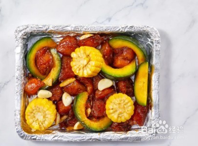 鸡胸肉烤时蔬制作方法