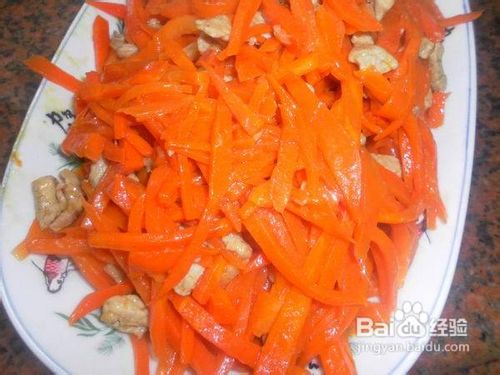 胡萝卜丝炒肉