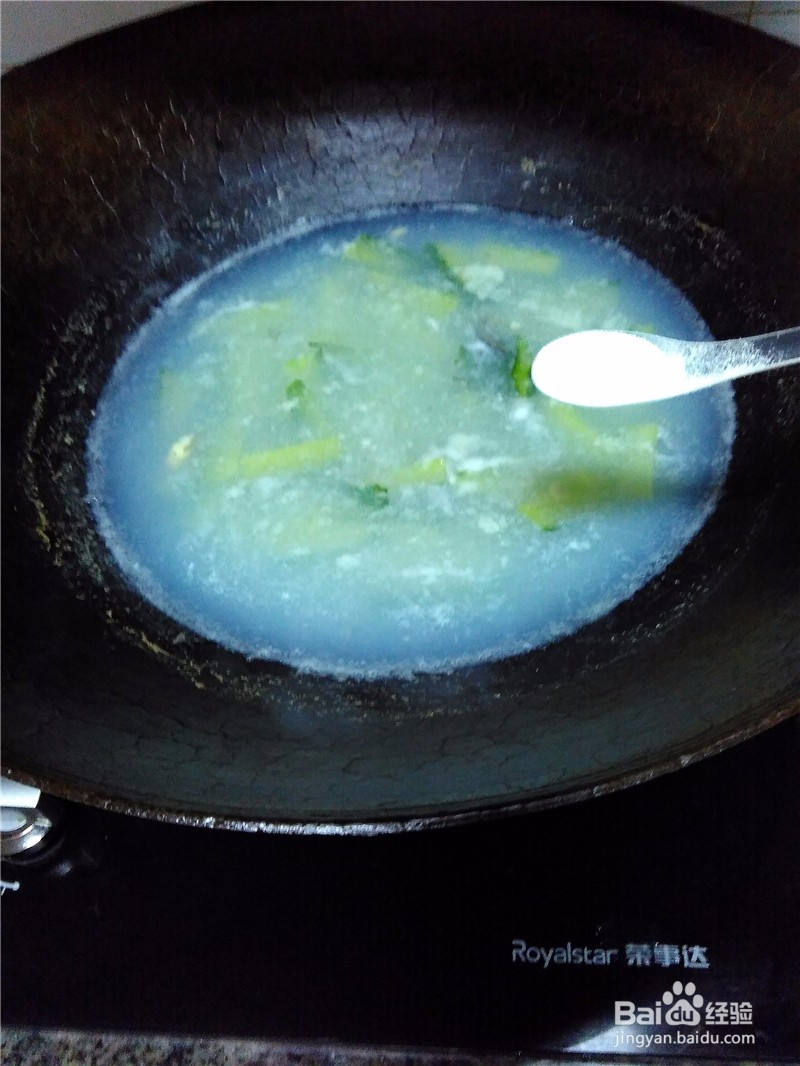 黄瓜皮蛋汤——美味家常菜