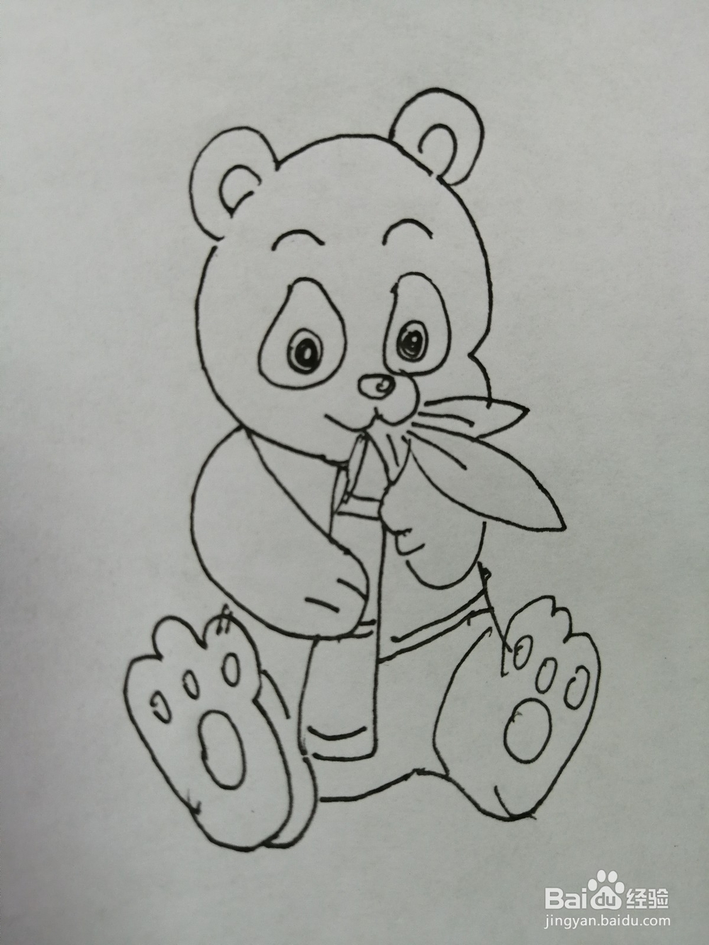 <b>吃竹子的小熊猫怎么画</b>