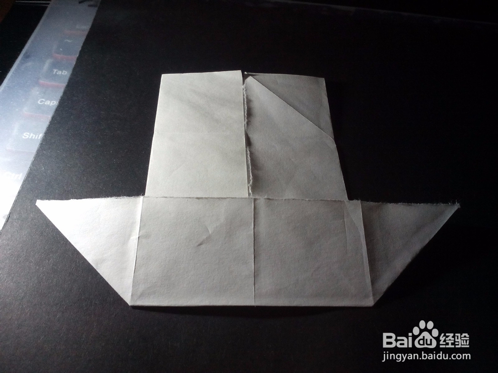 双型小船的简单折法