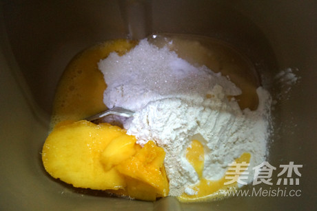 芒果小吐司的做法