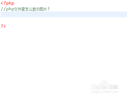 php文件里怎么显示图片