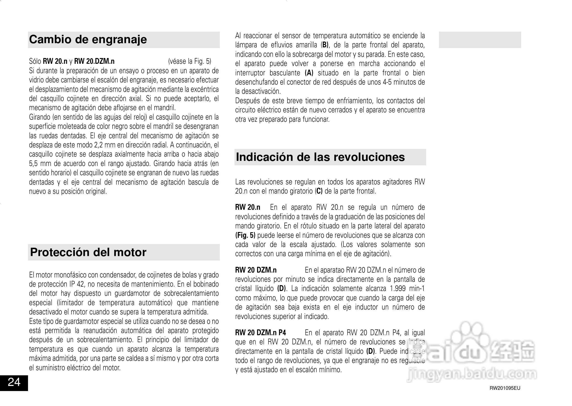 IKA RW 20 DZM.n 顶置式机械搅拌器使用说明书:[3]
