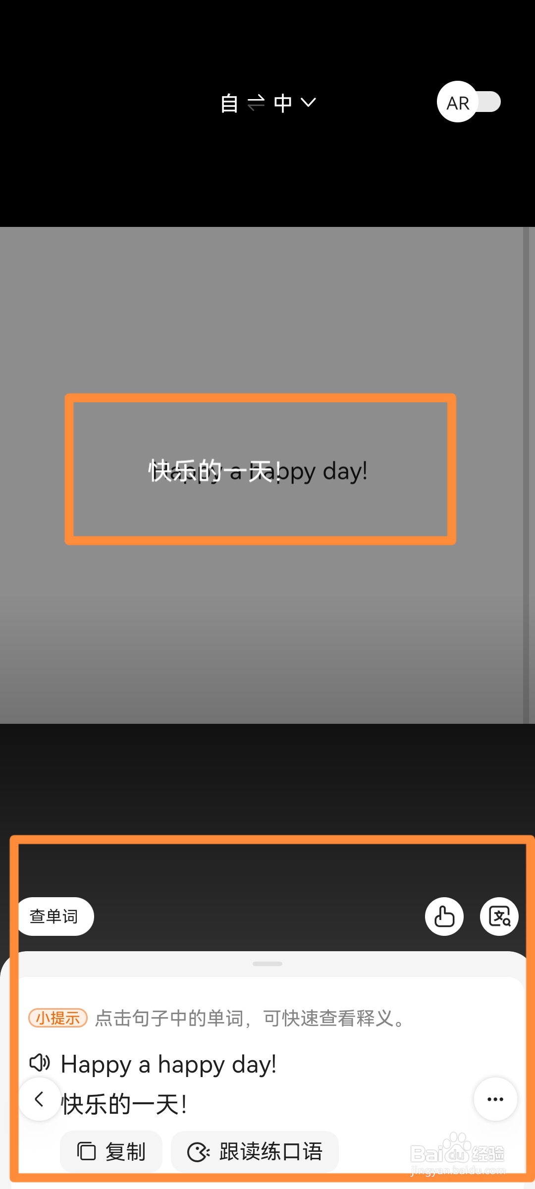 翻译图片上的文字