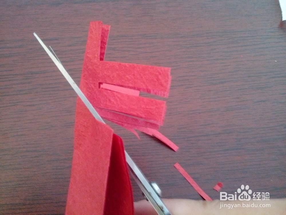 手工剪纸《双喜》