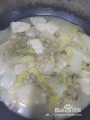 食补佳品冻豆腐白菜炖粉条