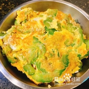 苦瓜炒蛋的做法