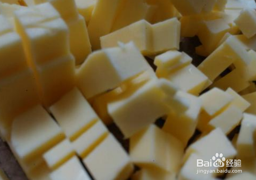 大块黄油怎么切