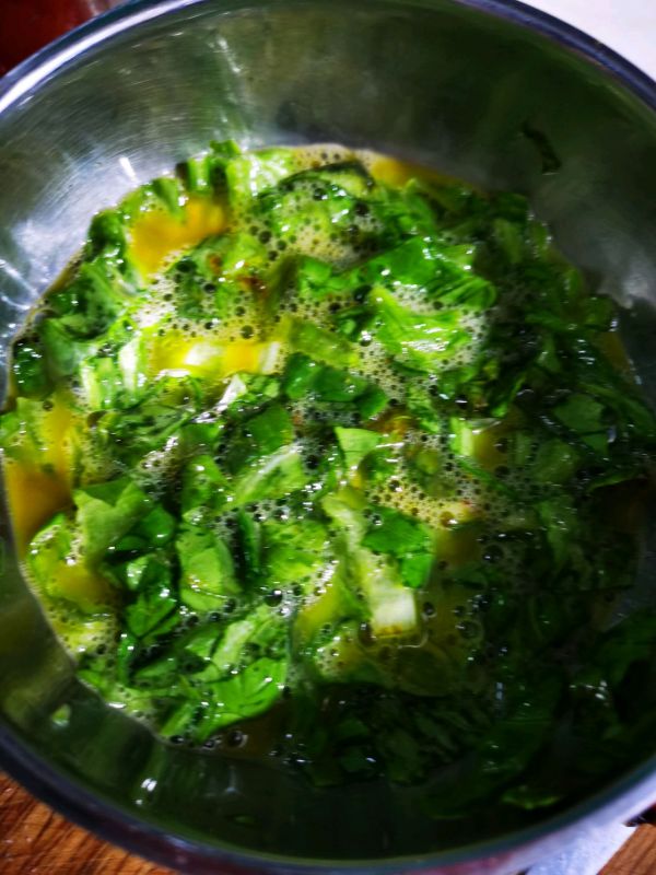 鸡蛋馒头蔬菜饼