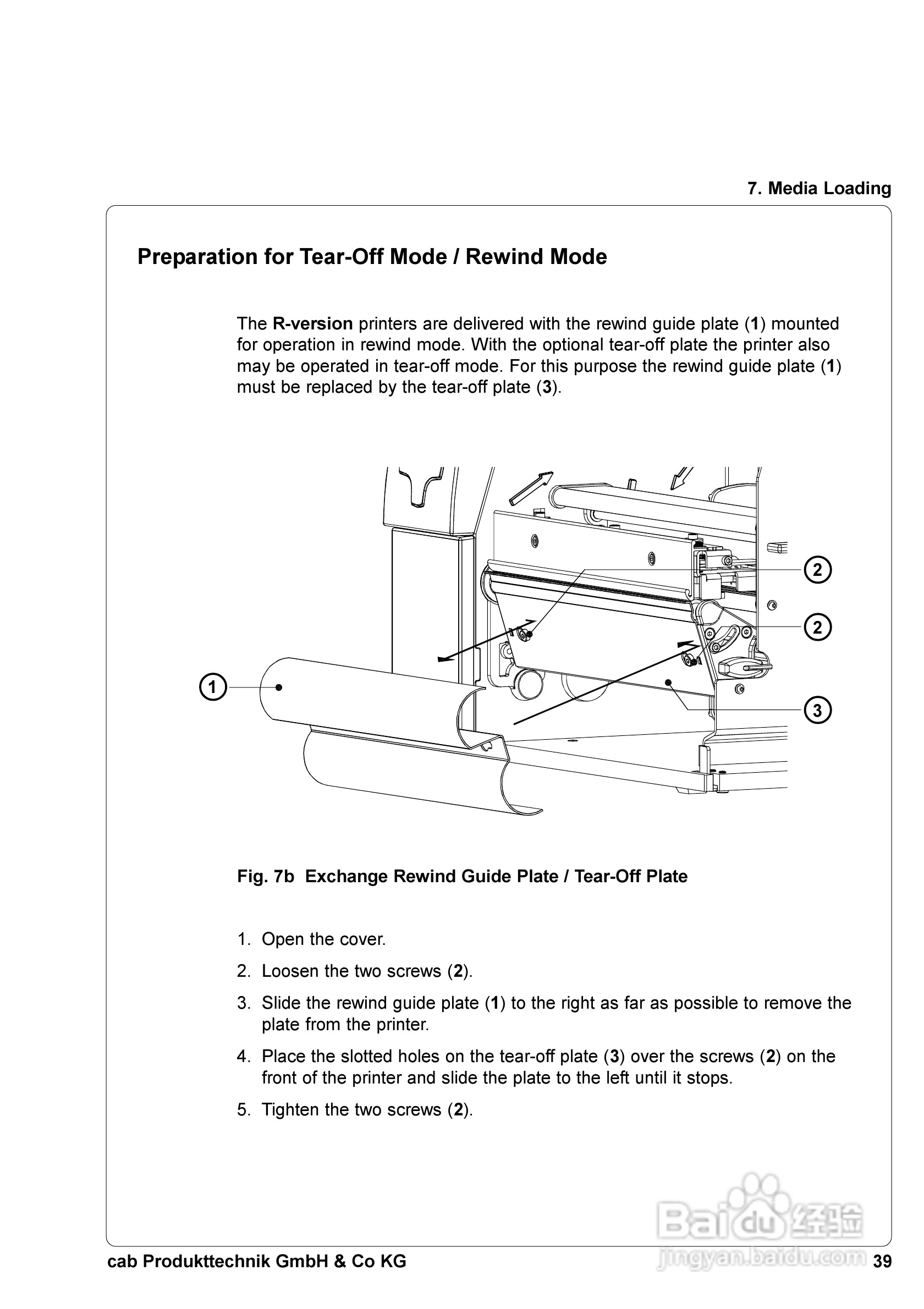 cab A8300打印机使用说明书:[4]