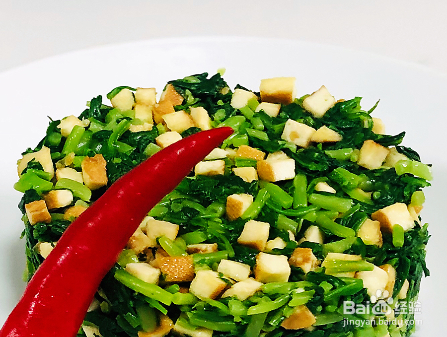 香味浓郁的香干马兰头