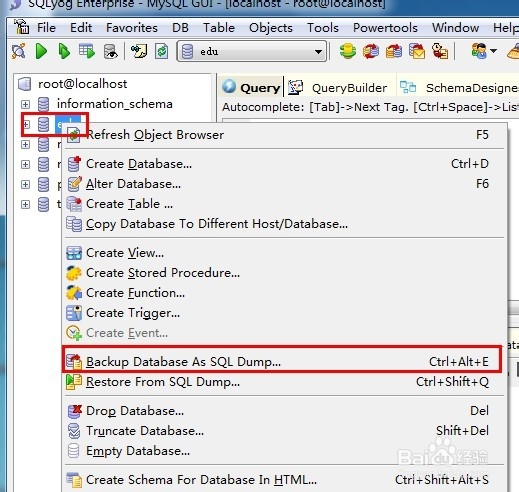 [SQLyog Enterprise]SQLyog 如何使用（三）