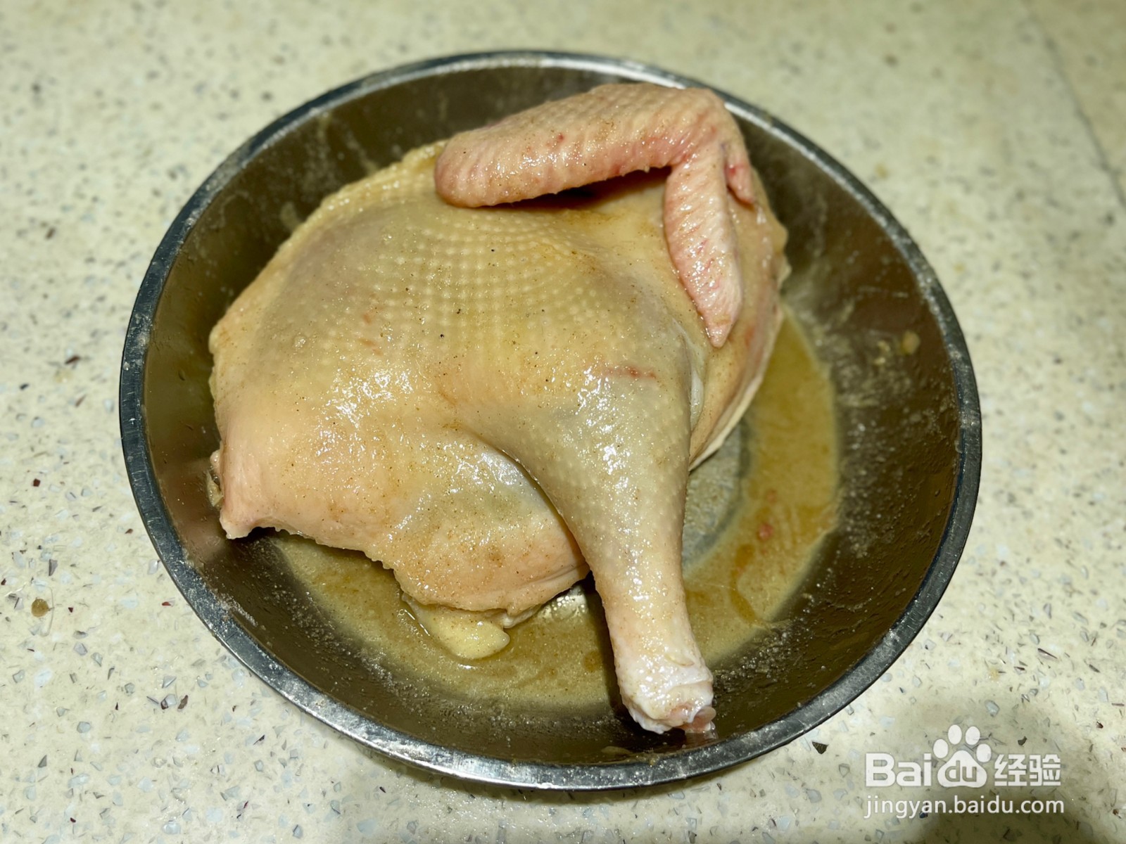 盐焗手撕鸡的做法