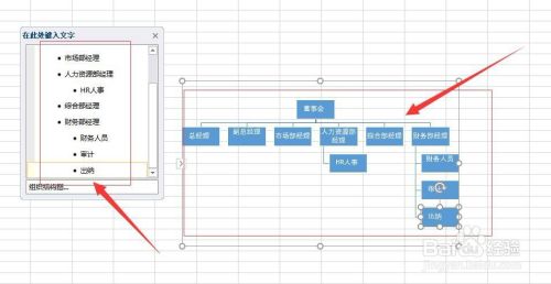 Excel 如何制作组织架构图 Excel制作组织架构图