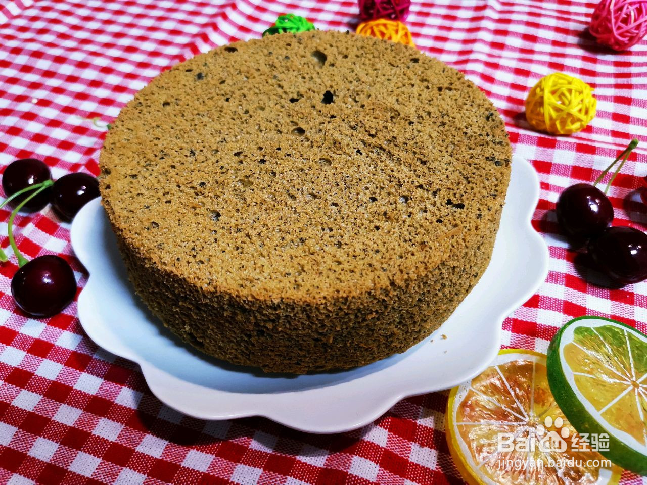 抹茶戚风的做法