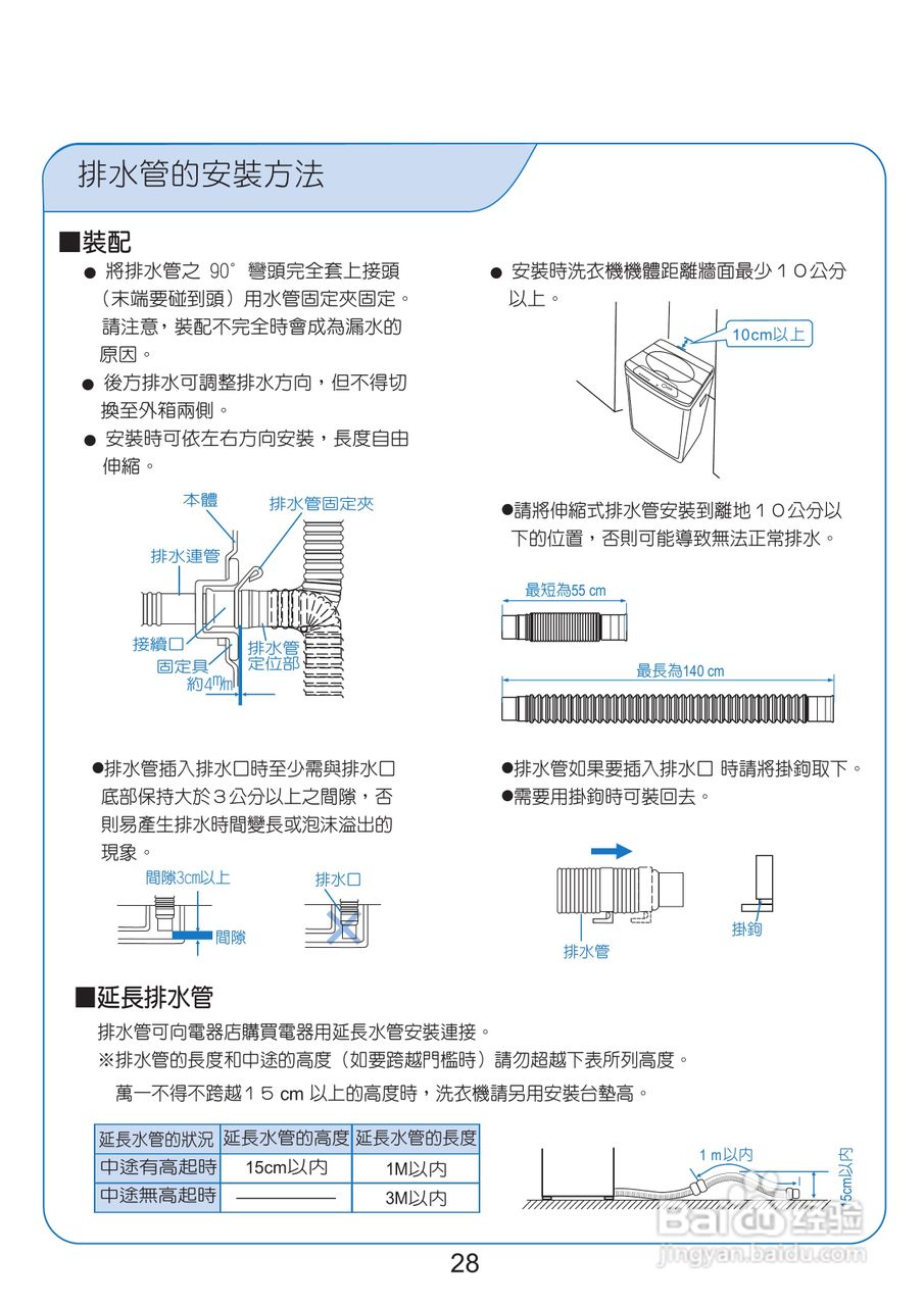三洋SW-10UF洗衣机使用说明书:[3]