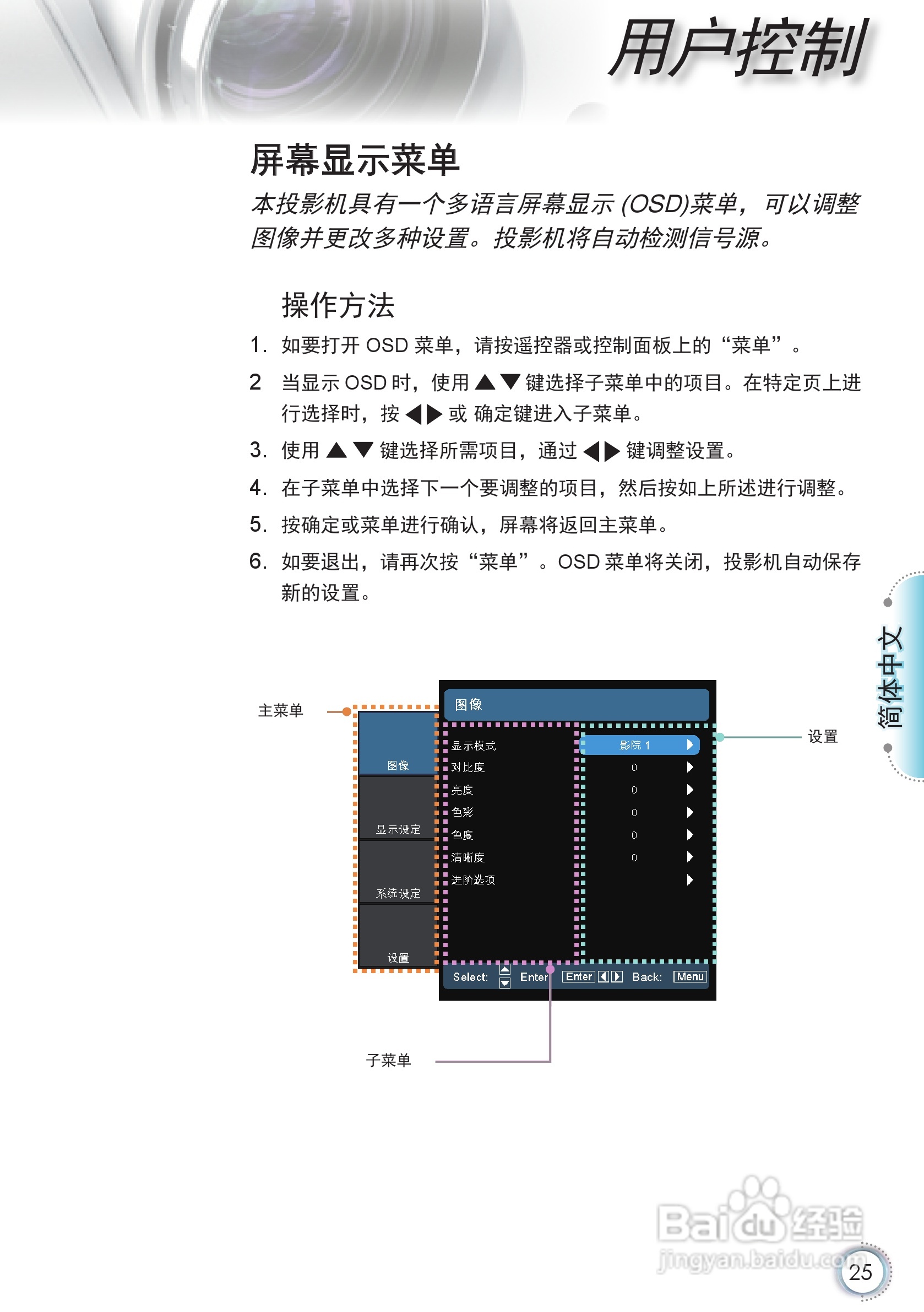 奥图码HD86投影机使用说明书:[3]