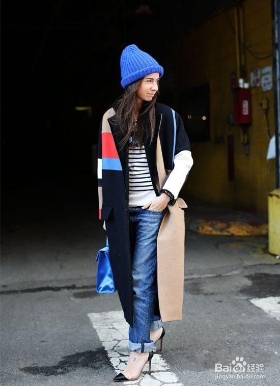 针织帽怎么戴好看