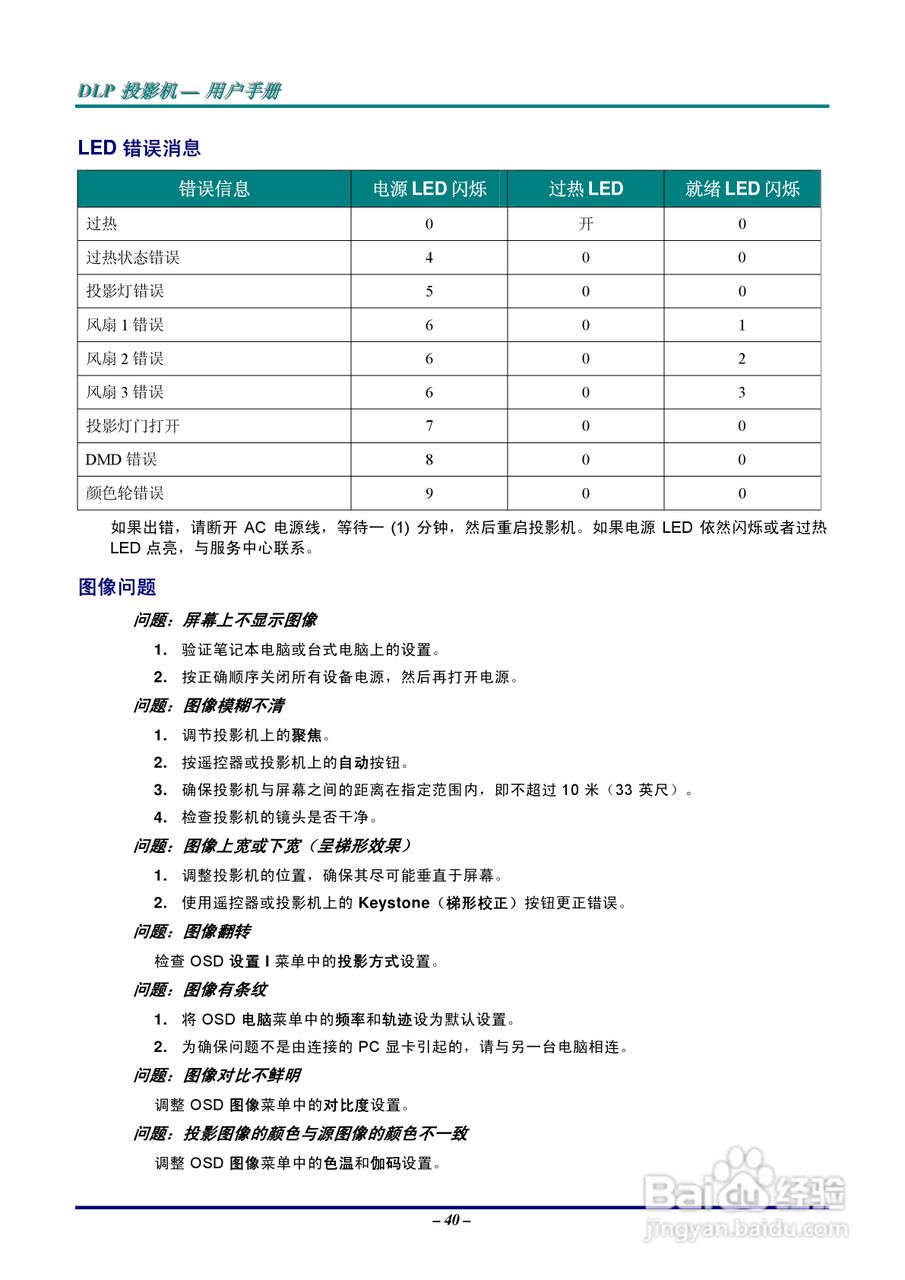 丽讯Vivitek D825MS投影机说明书:[5]