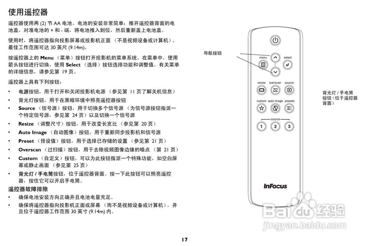 富可视 IN82投影机说明书:[2]