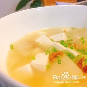 怎么做冬瓜豆腐汤的管攻略/步骤