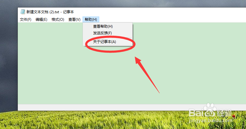 Windows记事本版本号怎么看