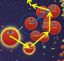 球球大作战如何才能学会踩球?