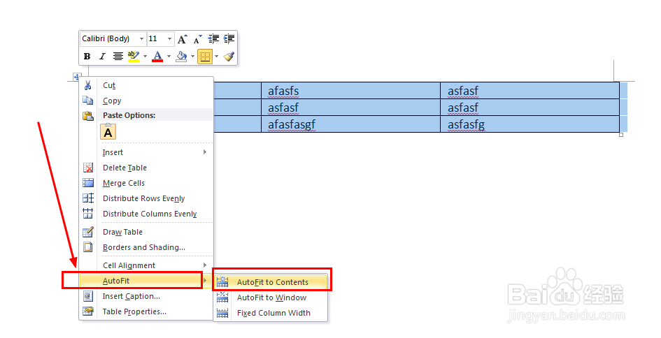 使word中表格单元格大小随着内容的变化而变化