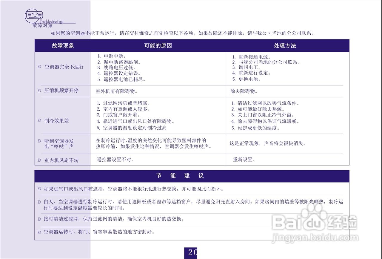 海信空调挂机KFR-26GW/16FZBPH-3(D)说明书:[2]