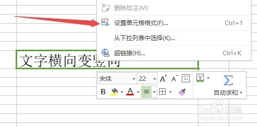wps表格把汉字横向变成竖向 文字方向怎么设置
