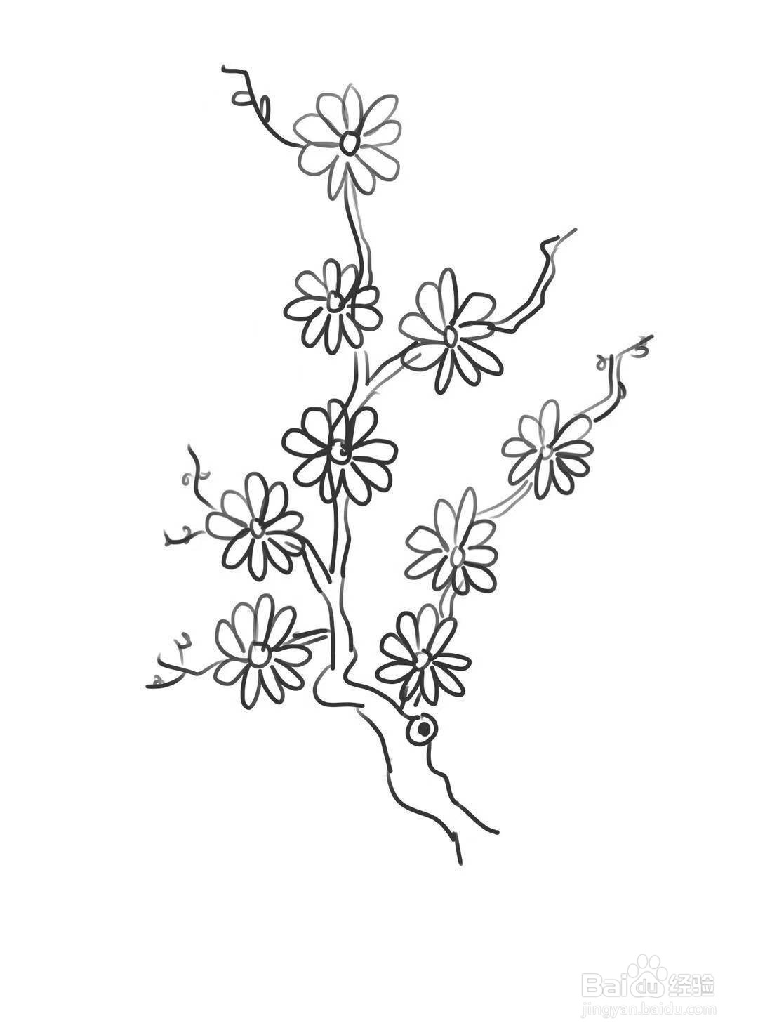 数九图画法图解