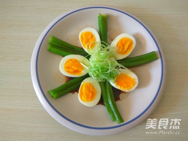 白灼秋葵鸡蛋