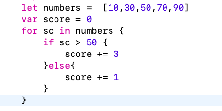 swift中的流程控制语句