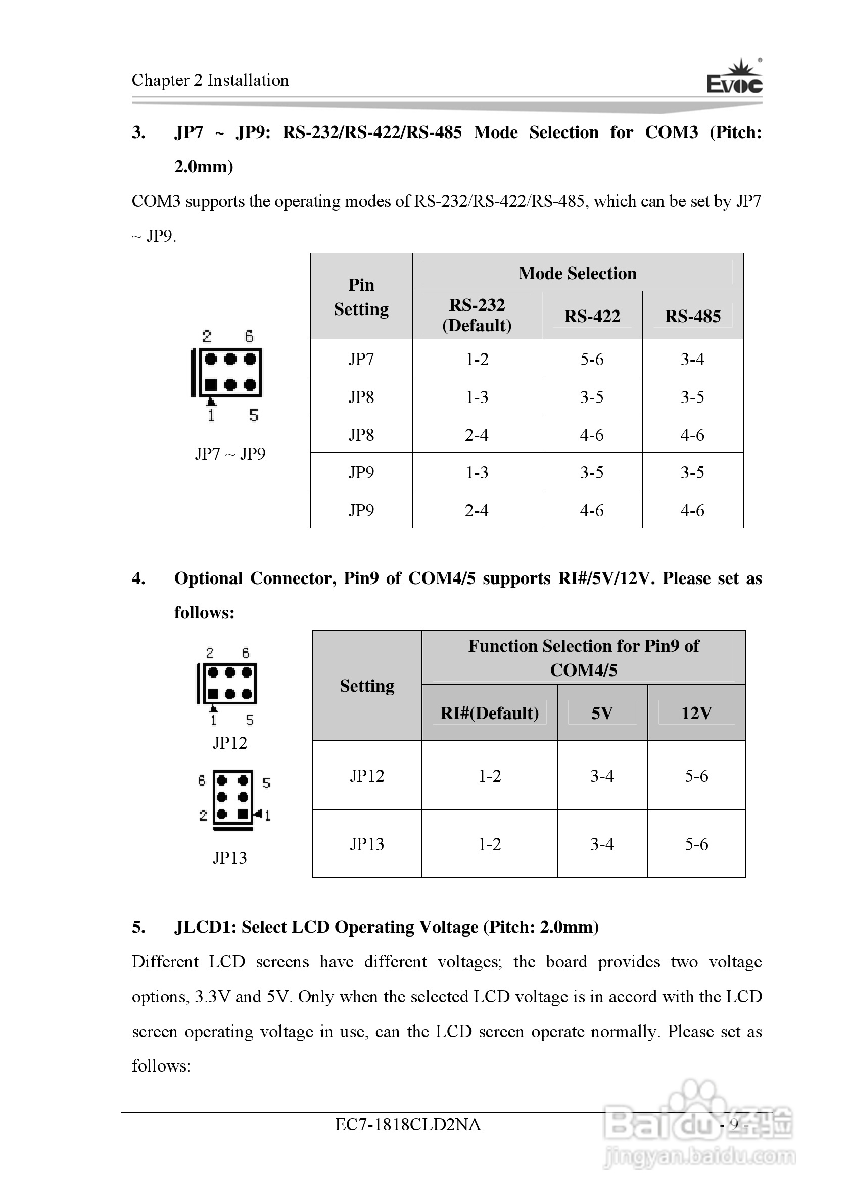研祥Mini-ITX主板EC7-1818CLD2NA说明书:[7]