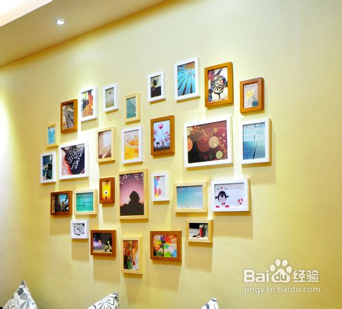 心形相片墙怎么做相片墙效果图相片墙设计安装