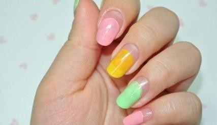 可爱的冰淇淋美甲教程