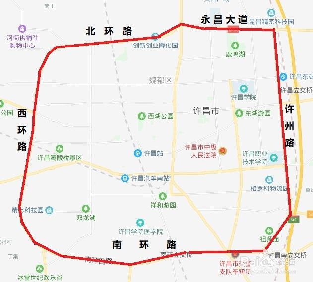 2019许昌限行限号规定 许昌限行限号区域地图