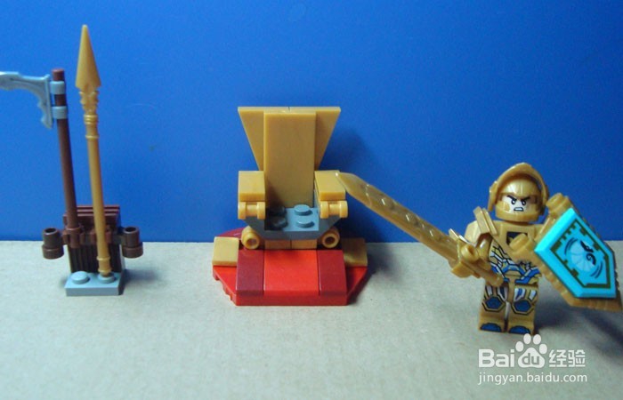 积木场景搭建之国王与未来骑士