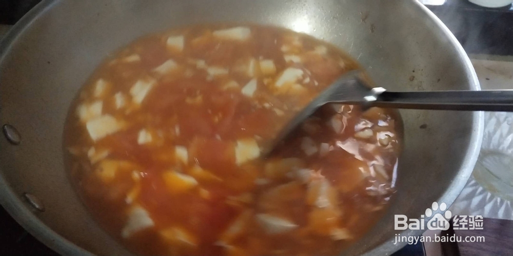如何制作酸甜可口的番茄肉沫豆腐羹