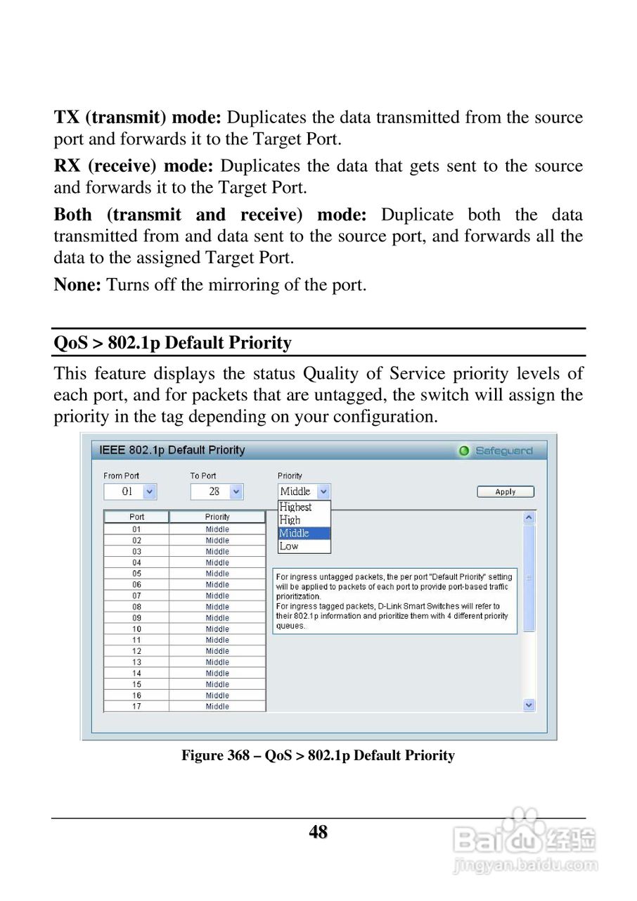 D-Link DES-1228 交换机用户手册:[6]