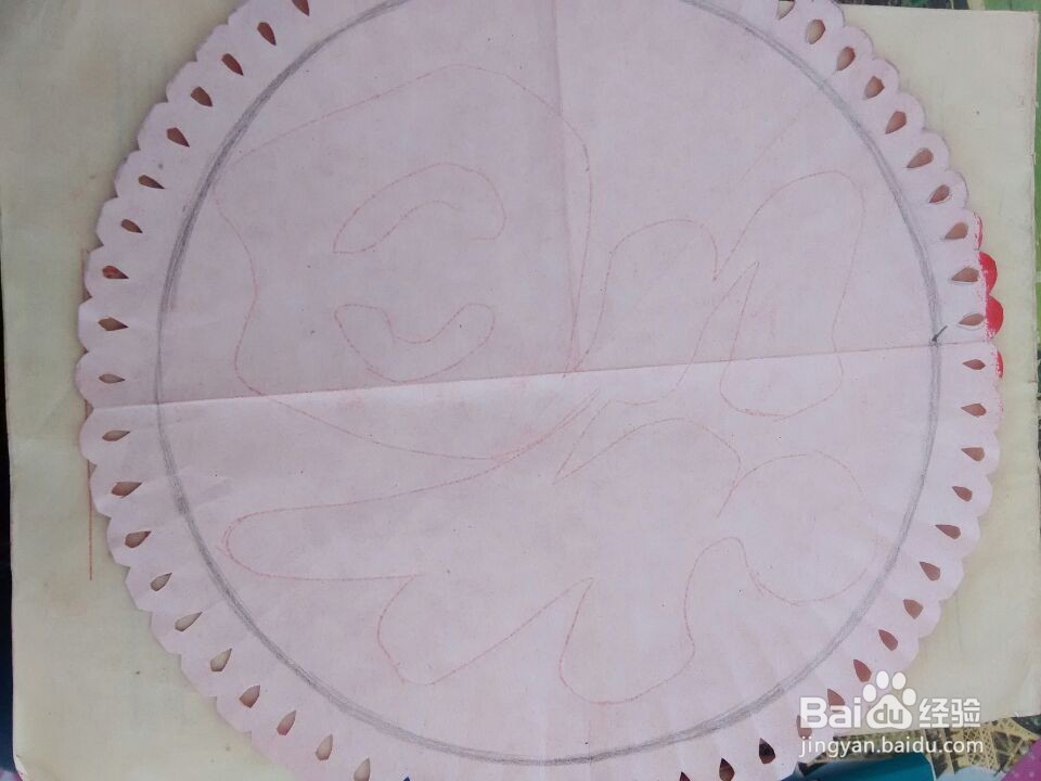 新年剪纸;福字2详细教程