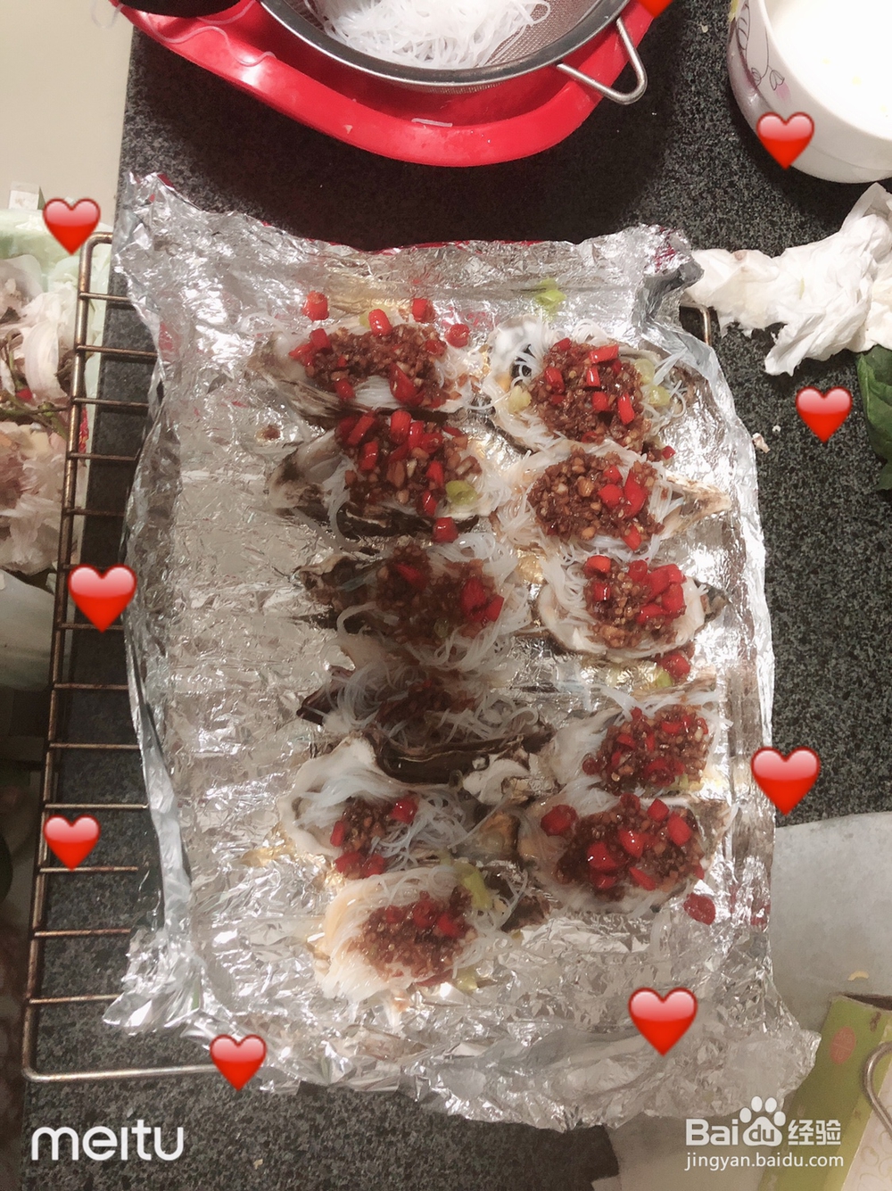 心心念念的蒜蓉海蛎子扇贝