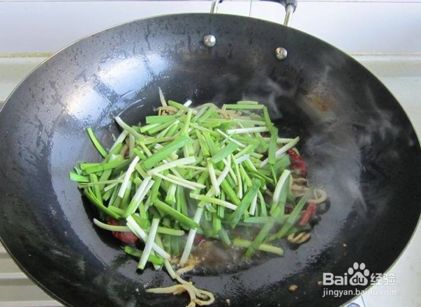 韭菜炒银鱼的做法