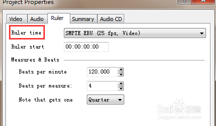 vegas Pro 13如何设置项目属性